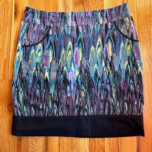 Colorful Mini Skirt by Kensie